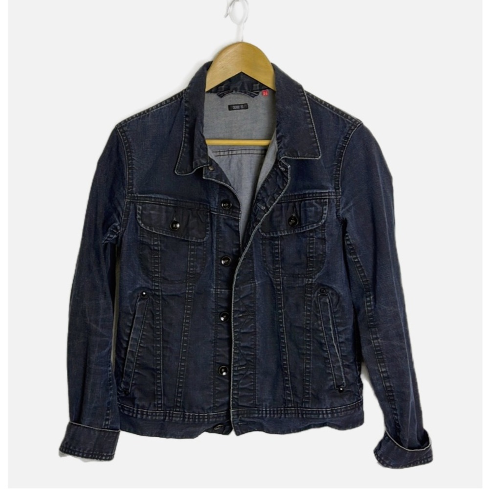 Uniqlo black denim jacket S